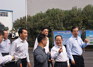 Lu Xinshe, Vice Secrétaire de la Comité du Parti Provincial & Gouverneur, Visite Siton